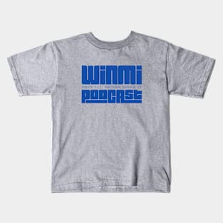 Retro Blue WINMI Kids T-Shirt